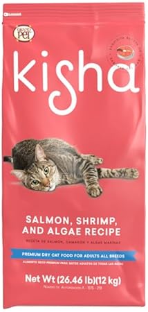 Alimento Premium Gato Adulto Kisha 12kg Sabor Salmón Croquet