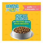 Alimento Master Cat Croquetas Para Gato 15 Kg Pollo/pescado
