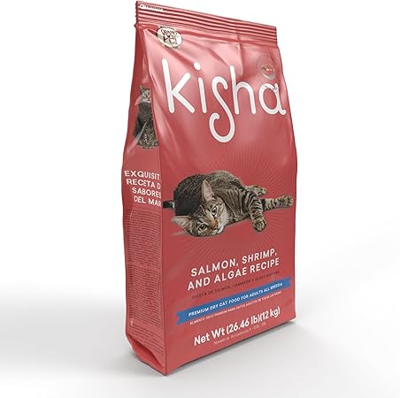 Alimento Premium Gato Adulto Kisha 12kg Sabor Salmón Croquet
