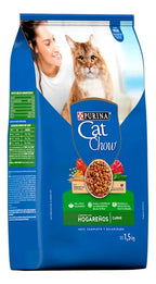 Croquetas Para Gato Adulto De Carne 1.5kg Cat Chow Hogareños