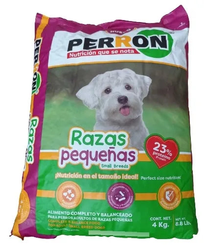 Alimento Perro Croquetas Perron Adulto Razas Pequeñas 4 Kg