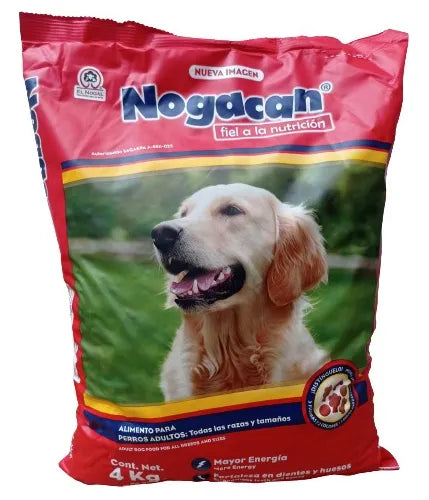Alimento Croquetas Para Perro Nogacan Adulto Bolsa 4 Kg