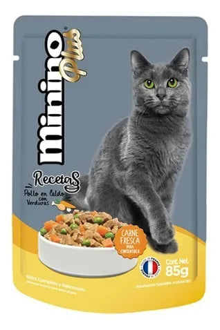 Caja Sobres Mininoplus Pollo Y Verduras Pack 24pzs. 85grsc/u