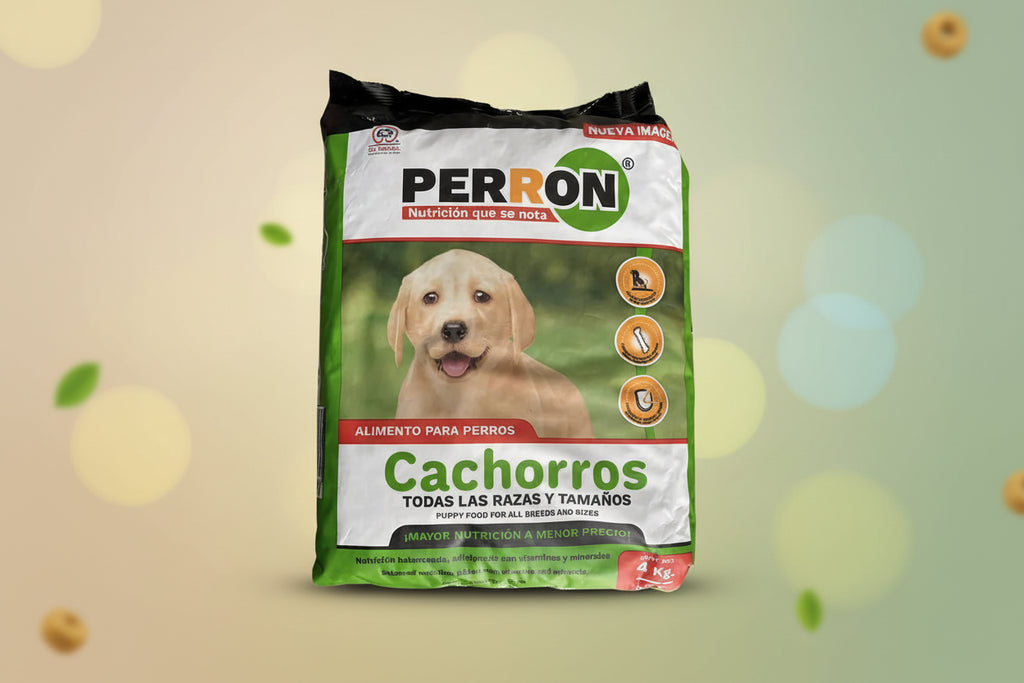Alimento Perron Cachorro Croquetas Bolsa 4 Kg 28% Proteína