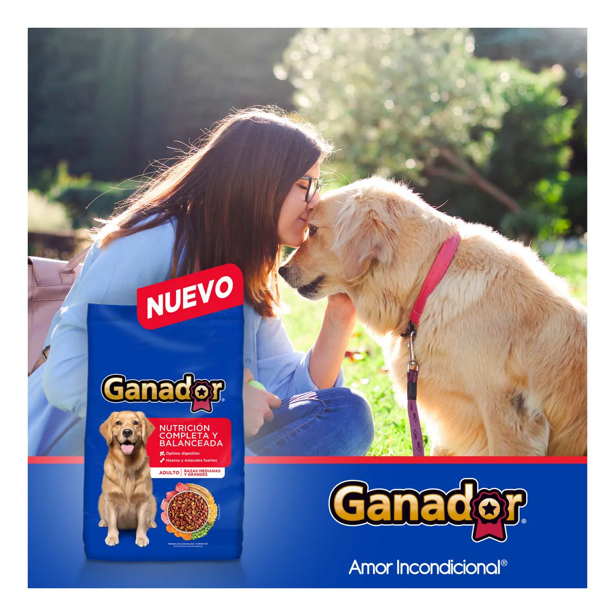 Alimento Seco Para Perro Ganador Adulto Razas Medianas Y Grandes 20kg