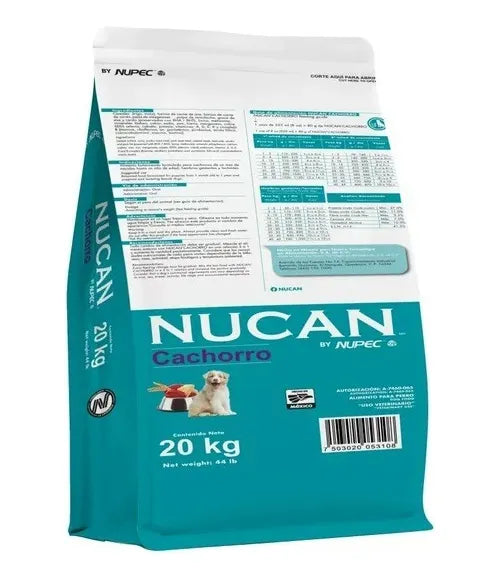 Alimento Nucan Perro Cachorro 20 Kg Sabor Mix 27% Proteína