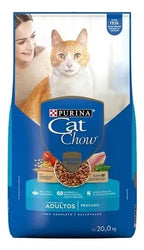 Purina Gato Cat Chow Defense Plus 20 Kg Pescado + 2 Churus