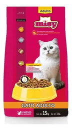 Alimento Gato Misy Bopp 15 Kg - 31% Proteína Sabor: Pescado