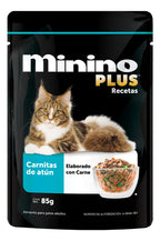 Caja Sobres Mininoplus Carnitas Atún Pack 24pzs. 85grsc/u