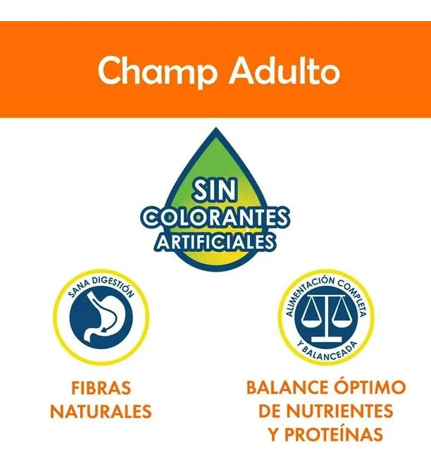 Alimento Para Perro Croquetas Champ Comida 20 Kg Promocion