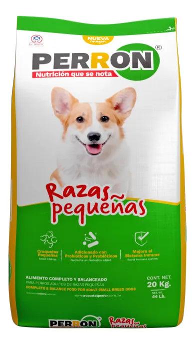 Alimento Perro Perron Adulto Razas Chicas 20 Kg 23% Proteina