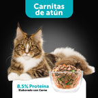 Caja Sobres Mininoplus Carnitas Atún Pack 24pzs. 85grsc/u