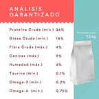 Alimento Premium Gato Kisha Kitten 1.5kg Salmón (2 Bolsas)
