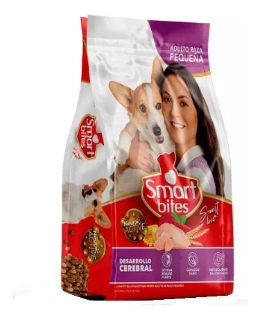 Alimento Smart Bites Adulto Raza Pequeña 4 Kg 26% Proteína