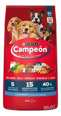 Purina Croquetas Campeon Cachorro 20kg 21% Proteína Carne