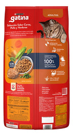 Alimento Gato Gatina 26% Proteina Sabor Pollo Bolsa De 15kg