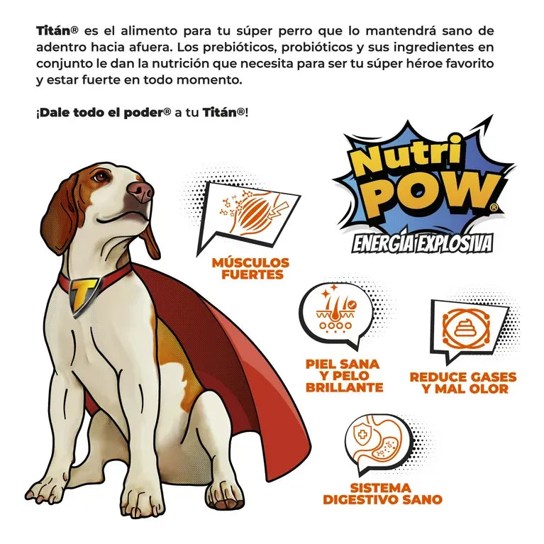 Alimento Para Perro Croquetas Titan Adulto Bolsa 4 Kg