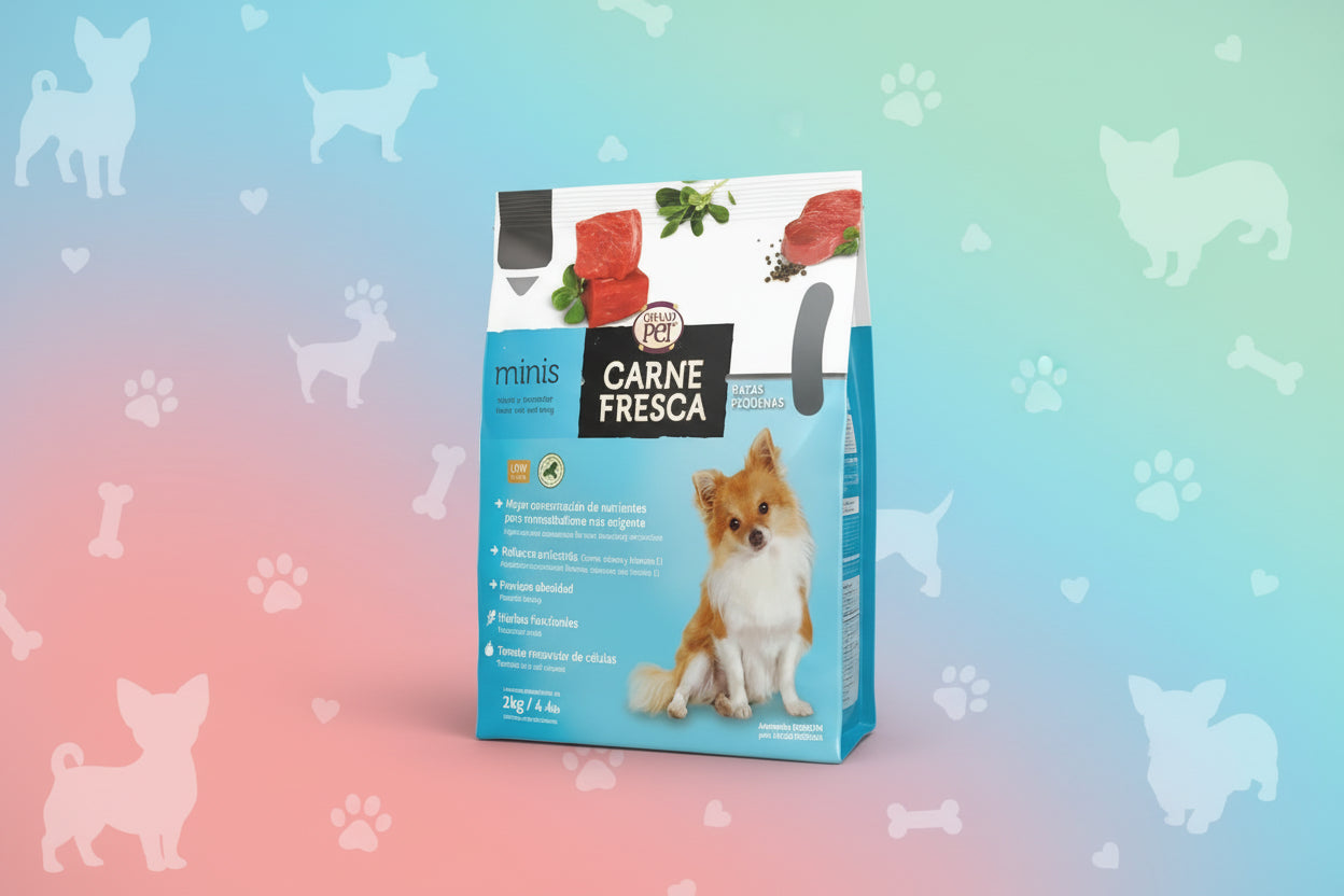 Alimento Carne Fresca Minis Para Perro Adulto De Raza Mini Sabor Mix De 2 Kg