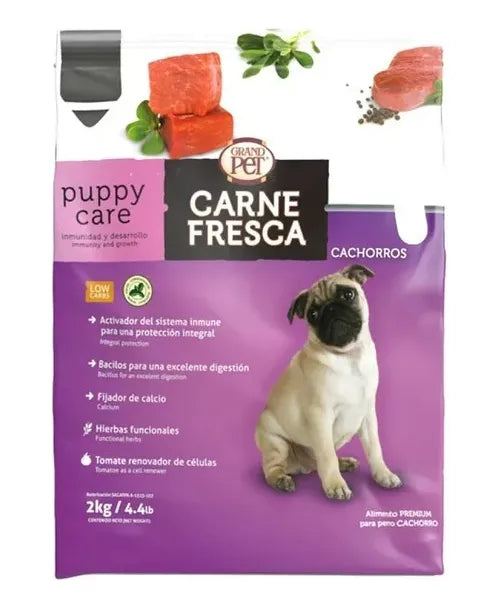 Alimento Croquetas Carne Fresca Puppy Care Cachorro 2 Kg