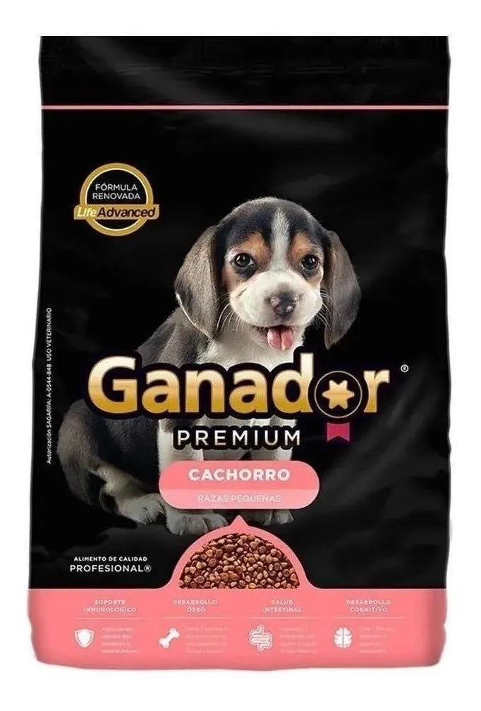 Alimento Ganador Premium Perro Cachorro Raza Pequeña 2kg
