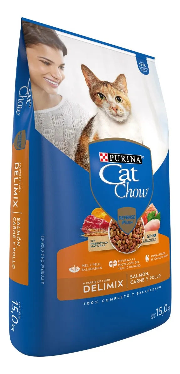 Purina Cat Chow Deli Mix Gato Adulto 15 Kg 31% Proteina