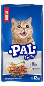 Alimento Para Gato Pal Gato Seco Sabor Pollo Croquetas 12 Kg