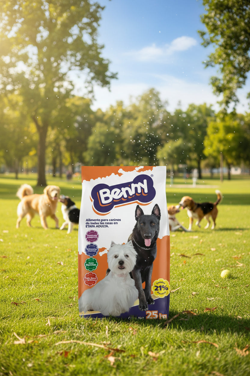 Alimento Croquetas Perro Adulto Benny 25 Kg - 22% Proteína
