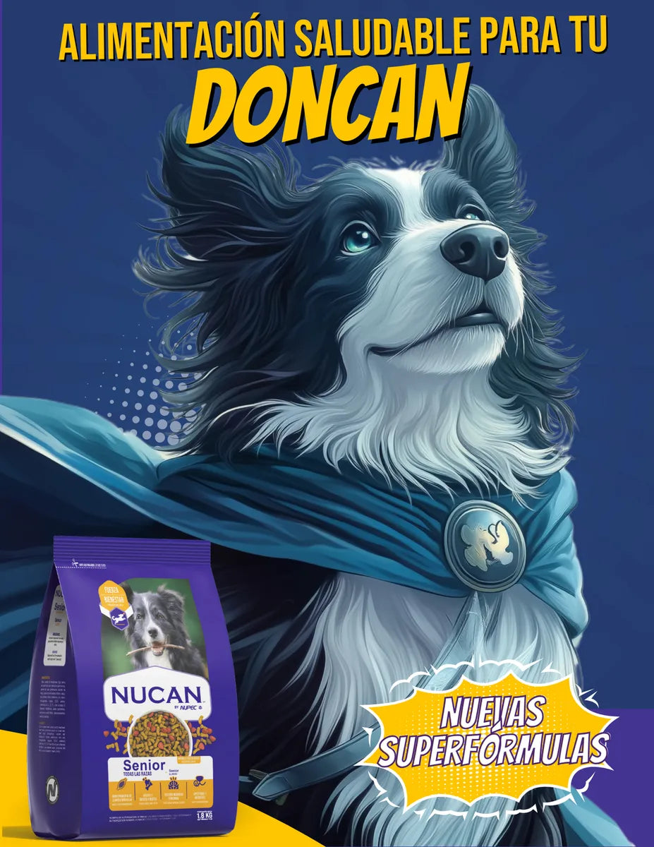 Croqueta Perro Adulto Nucan Senior 15kg - Nupec 27% Proteina