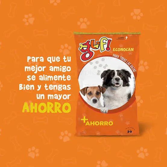 Croqueta Perro Adulto Guf Econocan 20 Kg - 15% Proteína