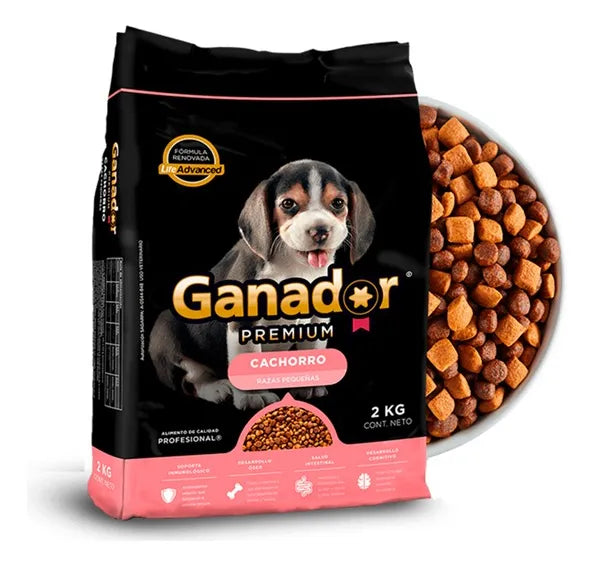 Ganador Premium Cachorro Raza Pequeña 2kg 28% Proteína