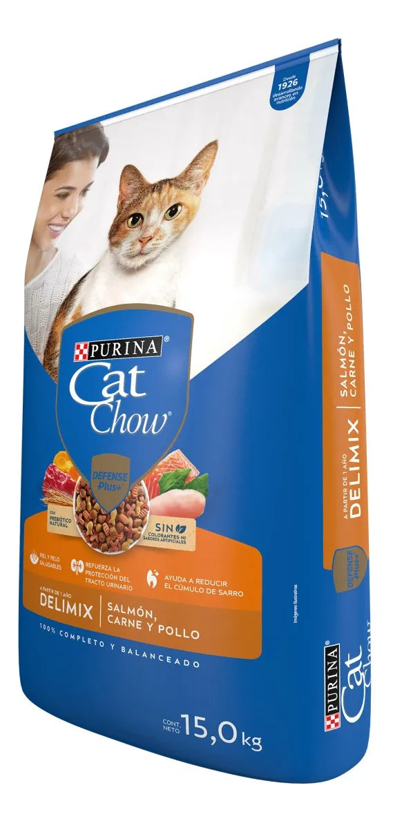 Purina Cat Chow Deli Mix Gato Adulto 15 Kg 31% Proteina