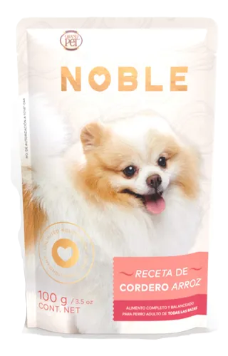 Caja Grand Pet Noble Cordero y Arroz 10 sobres de 100g