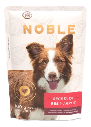 Caja Grand Pet Noble Res y Arroz 10 sobres de 100g