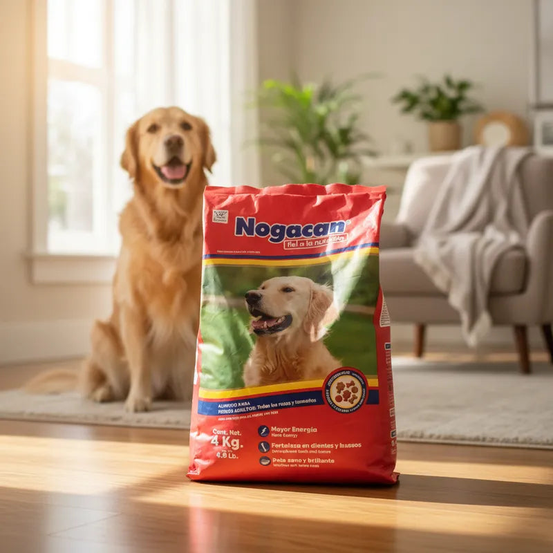 Alimento Croquetas Para Perro Nogacan Adulto Bolsa 4 Kg