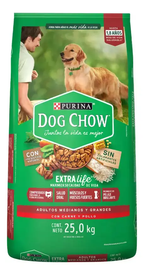 Dog Chow Adulto Medianos Y Grandes 25 Kg + 6 Sobres
