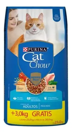Alimento Cat Chow Defense Plus Para Gato Adulto 20Kg + 3Kg