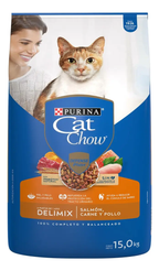Cat Chow Deli Mix Salmon, Carne, Pollo 15kg +6 Sobres Regalo